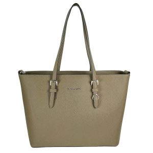 Flora & Co Shoulder Bag Saffiano Light Taupe