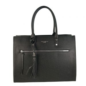 Flora & Co Shoulder Bag Straight Line Black