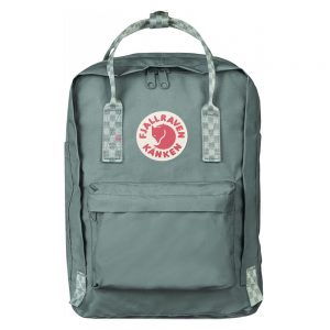 Fjällräven Kanken Laptop 13" Rugzak Frost Green / Chess Patern