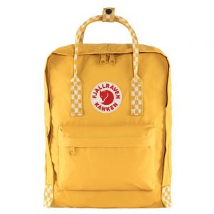 Fjällräven Kanken Rugzak Ochre / Chess Pattern
