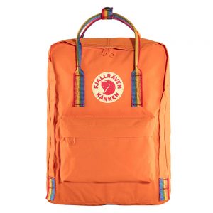 Fjällräven Kanken Rainbow Rugzak Burnt Orange - Rainbow Pattern