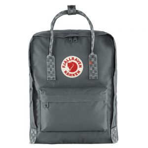 Fjällräven Kanken Rugzak Super Grey / Chess Pattern