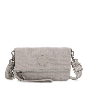 Kipling Lynne Crossbody Grey Beige Peppery