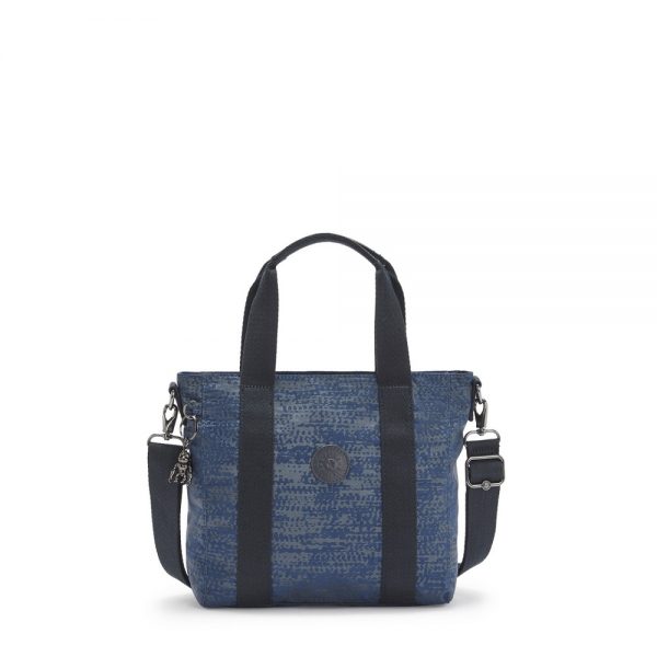 Kipling Asseni Mini Schoudertas Blue Eclipse Print