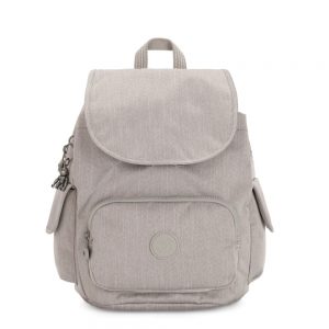 Kipling City Pack S Backpack Grey Beige Peppery