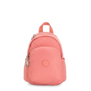 Kipling Delia Mini Backpack Coral Pink