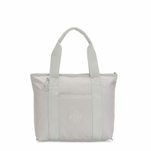 Kipling Era Medium Shopper Tote Stone