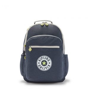 Kipling Seoul Rugzak Grey Slate Block
