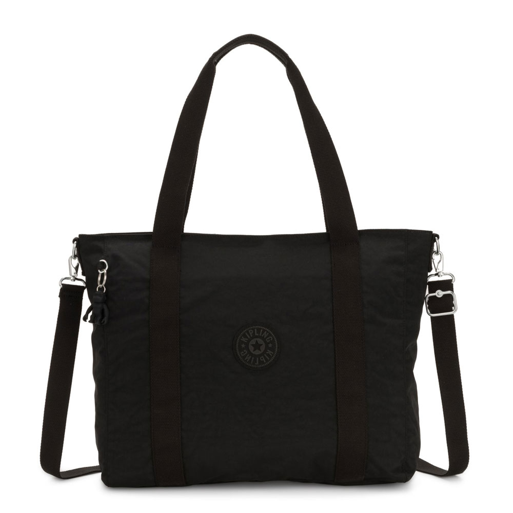 Kipling Asseni Draagtas Black Noir Kipling Asseni Draagtas Black Noir