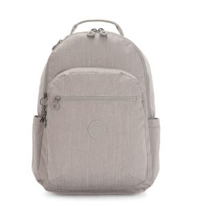 Kipling Seoul Rugzak Grey Beige Peppery