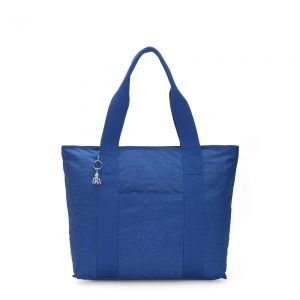 Kipling Era Medium Shopper Tote Wave Blue