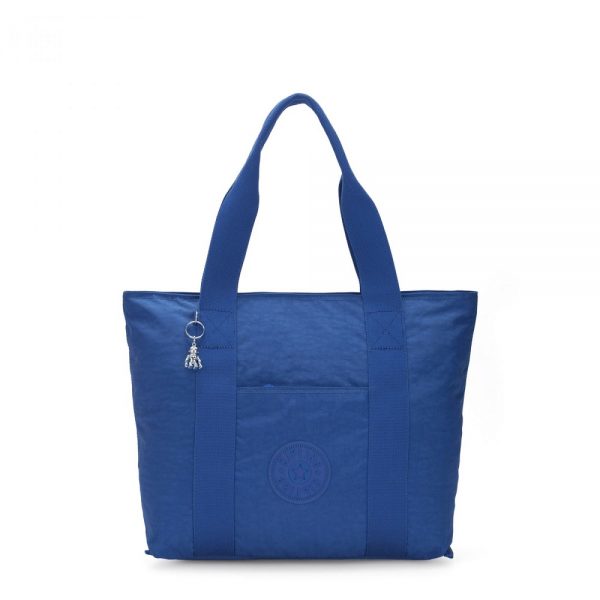 Kipling Era Medium Shopper Tote Wave Blue