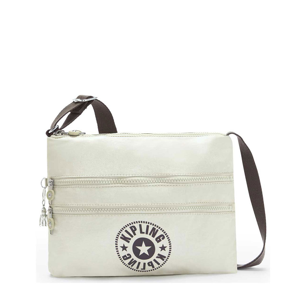 Kipling Alvar Schoudertas Dynamic Silver Kipling Alvar Schoudertas Dynamic Silver