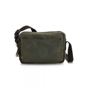 Kipling Abanu Mini Crossbody Satin Camo Green