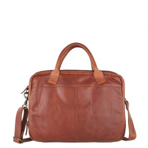 Cowboysbag Laptop Bag Fairbanks Schoudertas 15" Cognac