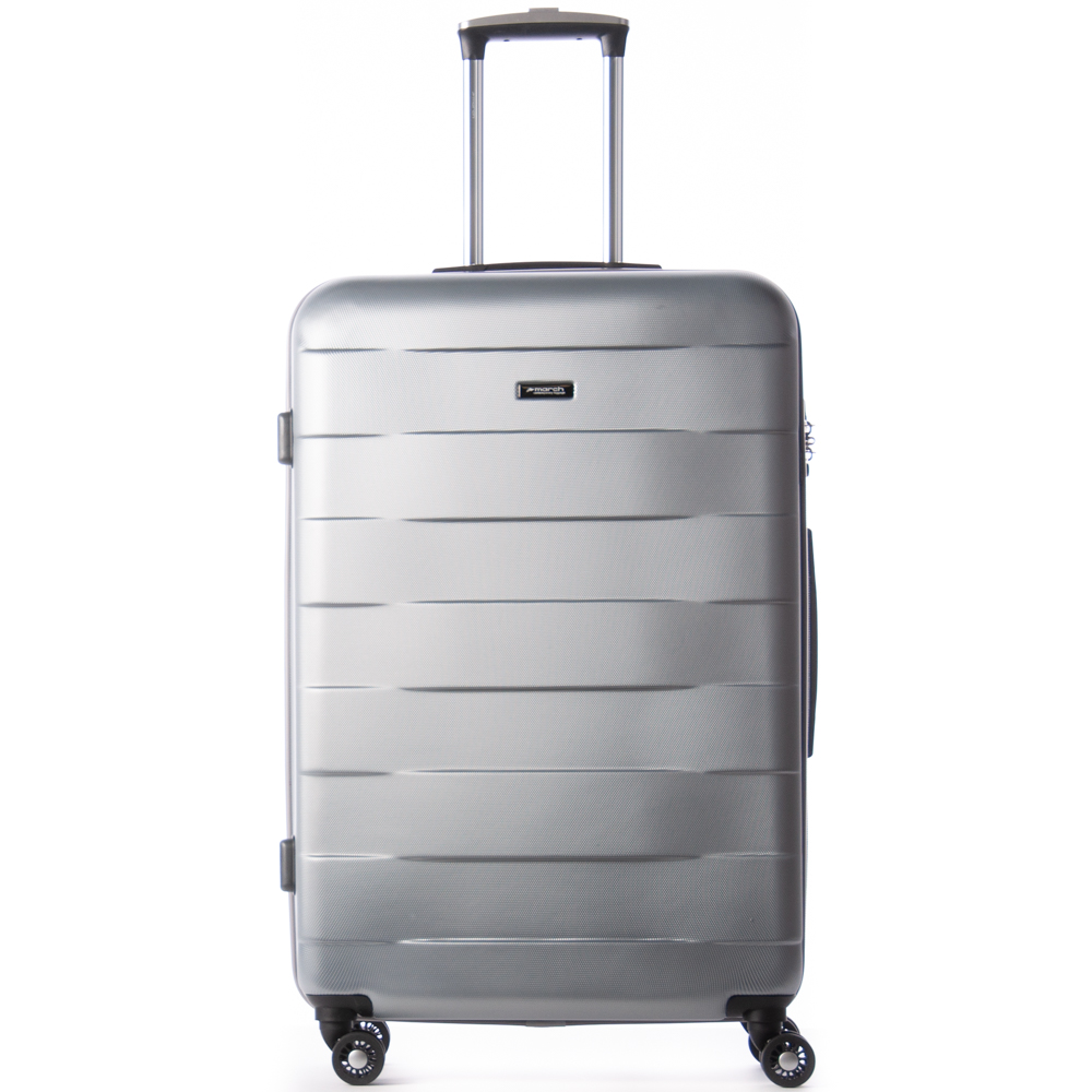 March Bumper Koffer Spinner 76 Silver March Bumper Koffer Spinner 76 Silver
