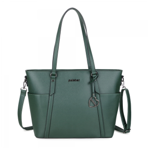 Pulcher London Schoudertas 14" Olijf / Petrol Groen