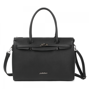 Pulcher Paris Schoudertas 15.6" Zwart