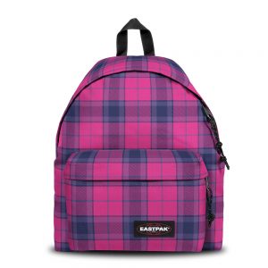 Eastpak Padded Pak'r Rugzak Checked Fuchsia