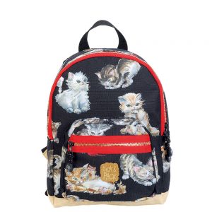 Pick & Pack Cute Rugzak S Kittens Black