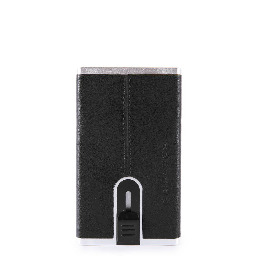 Piquadro Black Square Compact Wallet For Banknotes And Creditcards Black Piquadro Black Square Compact Wallet For Banknotes And Creditcards Black