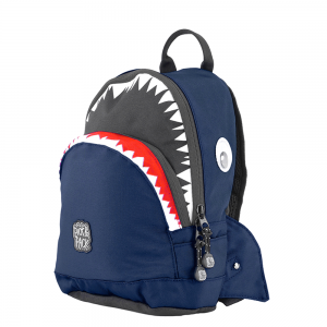 Pick & Pack Fun Rugzak S Shark Shape Navy