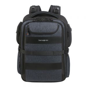 Samsonite Bleisure Backpack 15.6" Expandable Overnight Dark Blue