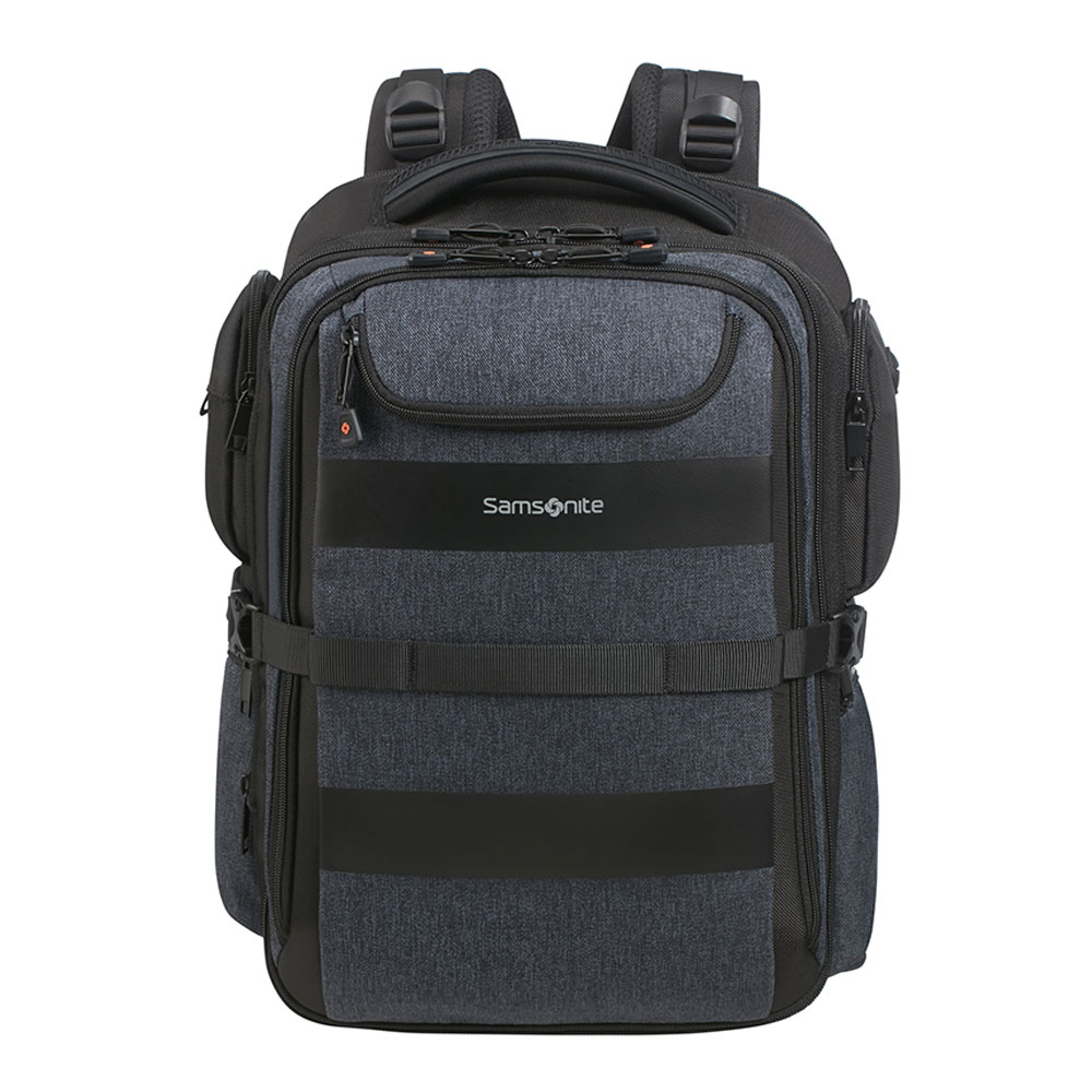 Samsonite Bleisure Backpack 15.6" Expandable Overnight Dark Blue Samsonite Bleisure Backpack 15.6" Expandable Overnight Dark Blue