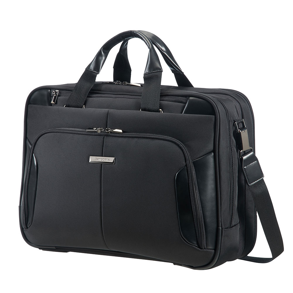 Samsonite XBR Bailhandle 3 Compartiments 15.6" Expandable Black Samsonite XBR Bailhandle 3 Compartiments 15.6" Expandable Black