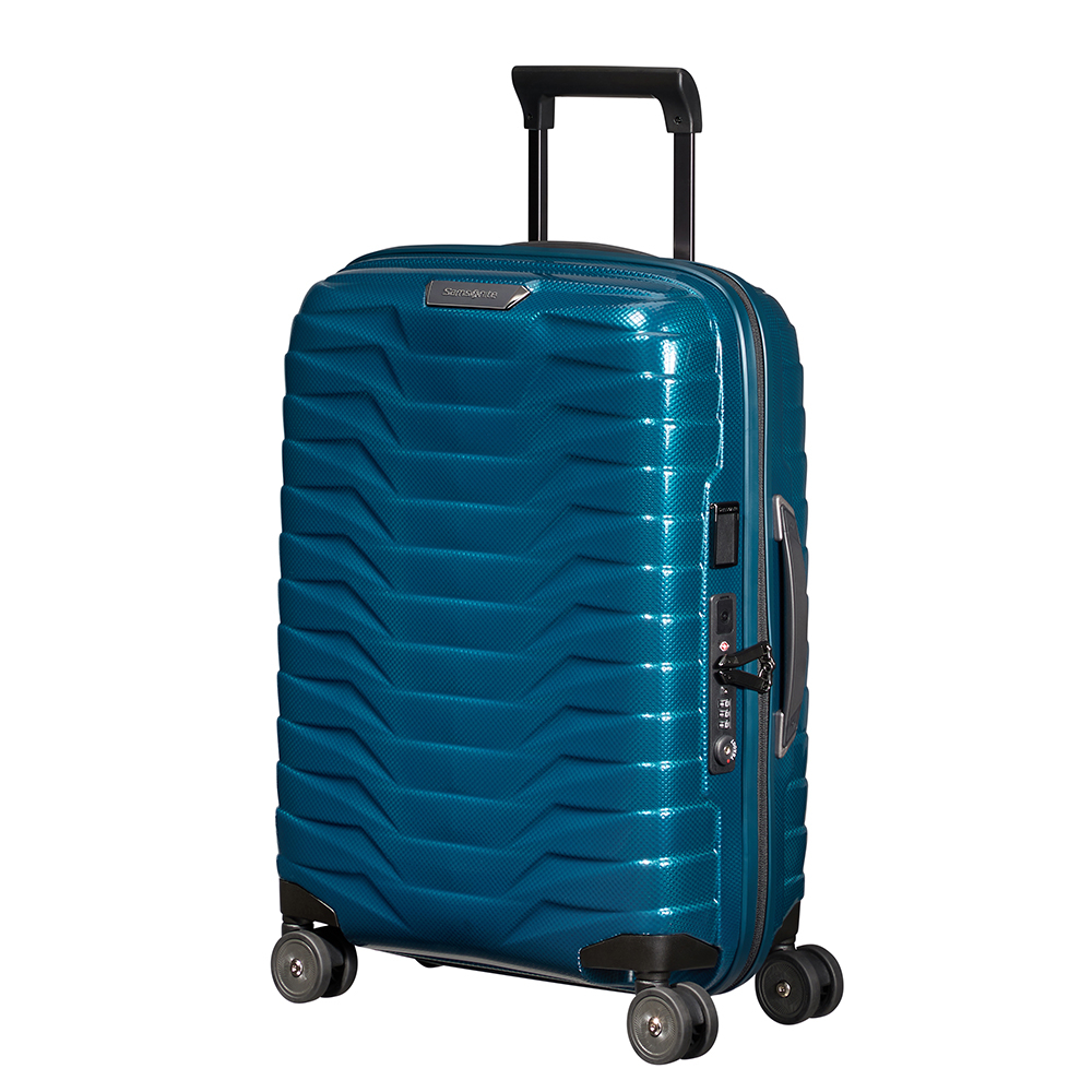 Samsonite Proxis Spinner 55 Expandable Petrol Blue Samsonite Proxis Spinner 55 Expandable Petrol Blue