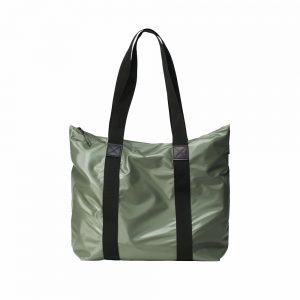 Rains Original Tote Bag Rush Schoudertas Shiny Olive