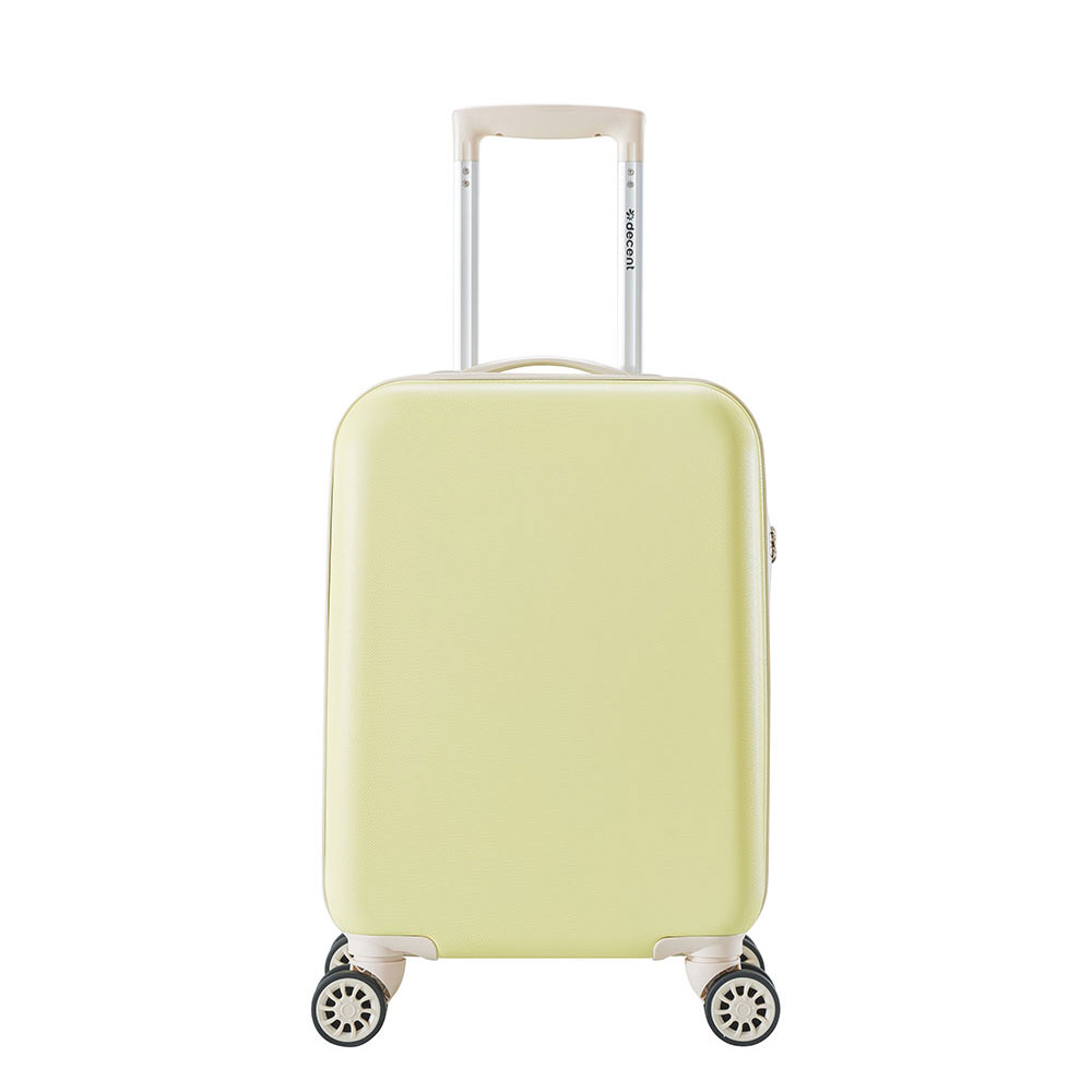 Decent Star Maxx Handbagage Koffer 55 Pastel Geel Decent Star Maxx Handbagage Koffer 55 Pastel Geel