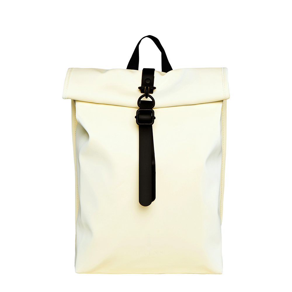 Rains Original Roll Top Mini Backpack Pearl Rains Original Roll Top Mini Backpack Pearl