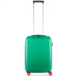 Roncato Box 2.0 Young 4 Wiel Cabin Trolley 55 Green / Orange