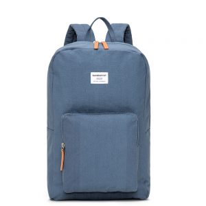 Sandqvist Kim Rugzak Dusty Blue/Cognac