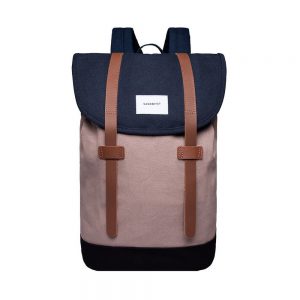 Sandqvist Stig Backpack Multi Navy/Earth Brown