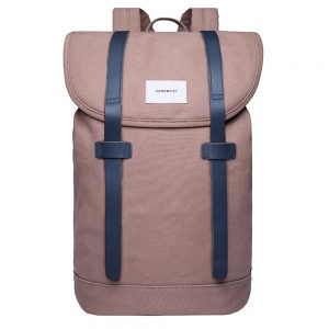 Sandqvist Stig Backpack Earth Brown/Navy Leather