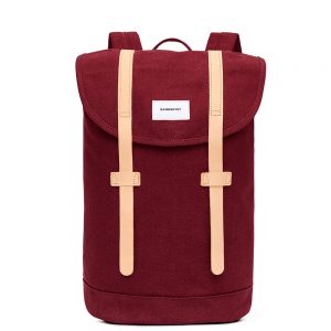 Sandqvist Stig Backpack Burgundy/Natural