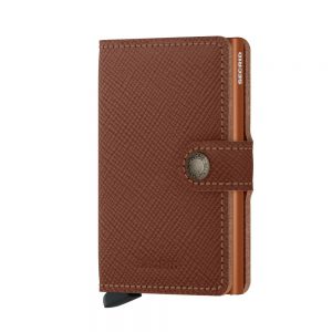 Secrid Mini Wallet Portemonnee Saffiano Caramel
