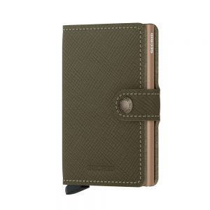 Secrid Mini Wallet Portemonnee Saffiano Olive