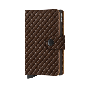 Secrid Mini Wallet Portemonnee Basket Brown