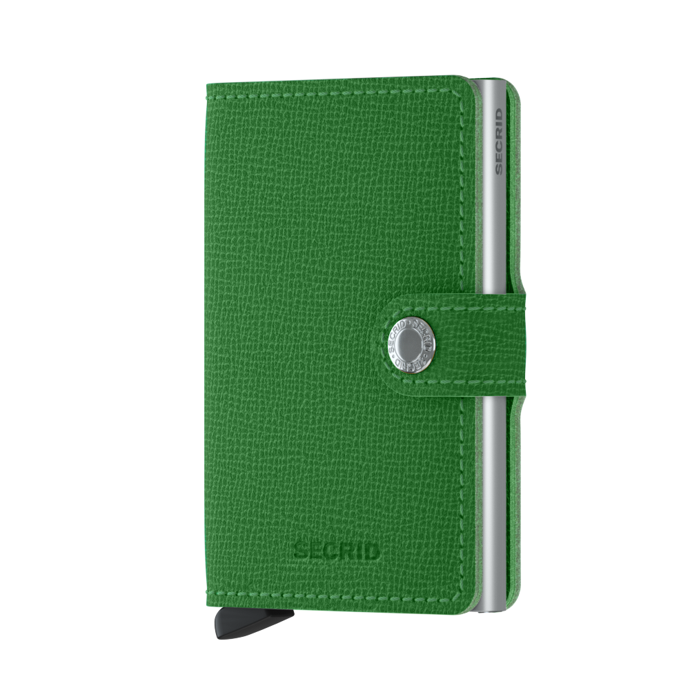 Secrid Mini Wallet Portemonnee Crisple Light Green Secrid Mini Wallet Portemonnee Crisple Light Green