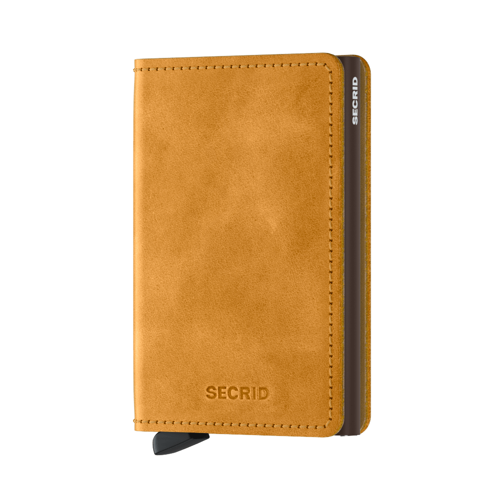 Secrid Slim Wallet Portemonnee Vintage Ochre
