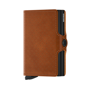 Secrid Twin Wallet Portemonnee Perforated Cognac