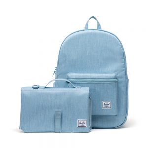 Herschel Settlement Sprout Luiertas Rugzak Light Denim Crosshatch