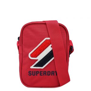 Superdry Sportstyle Side Bag Risk Red