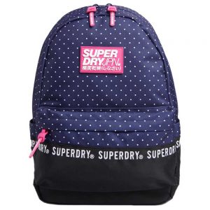 Superdry Montana Backpack Repeat Navy Dot