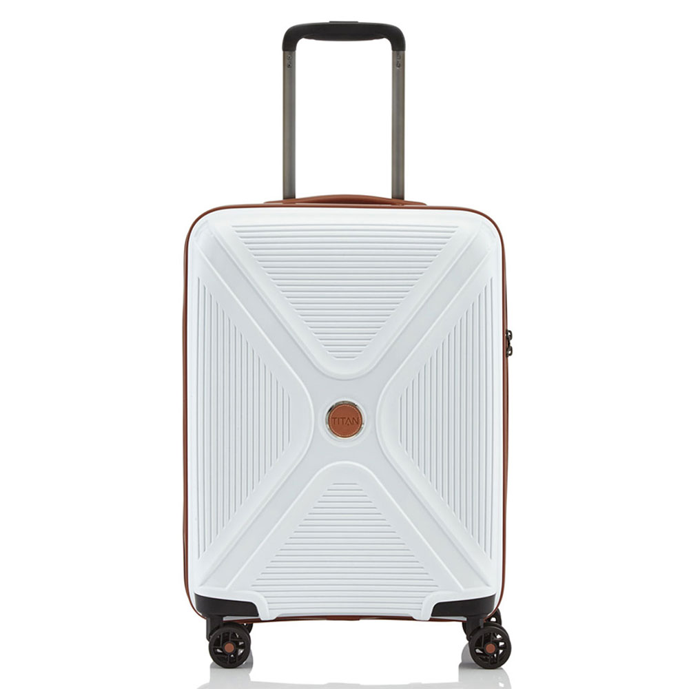 Titan Paradoxx 4 Wheel Cabin Trolley S White Titan Paradoxx 4 Wheel Cabin Trolley S White