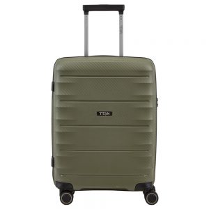 Titan Highlight 4 Wheel Handbagage Trolley S Khaki