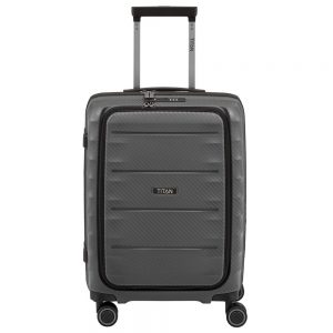 Titan Highlight 4 Wheel Business Trolley S Front Pocket Antracite